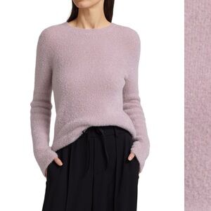 NWT Vince Metallic Eyelash Knit Sweater in Metallic Orchid, size S